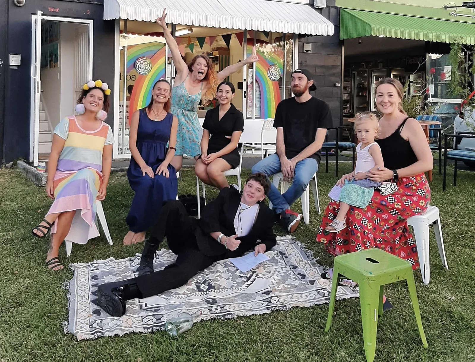 The Artlis Studios team outside the Mudgeeraba studio
