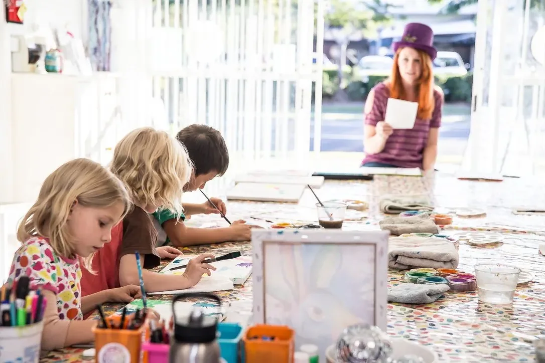 A class in progress at the Mudgeeraba studio