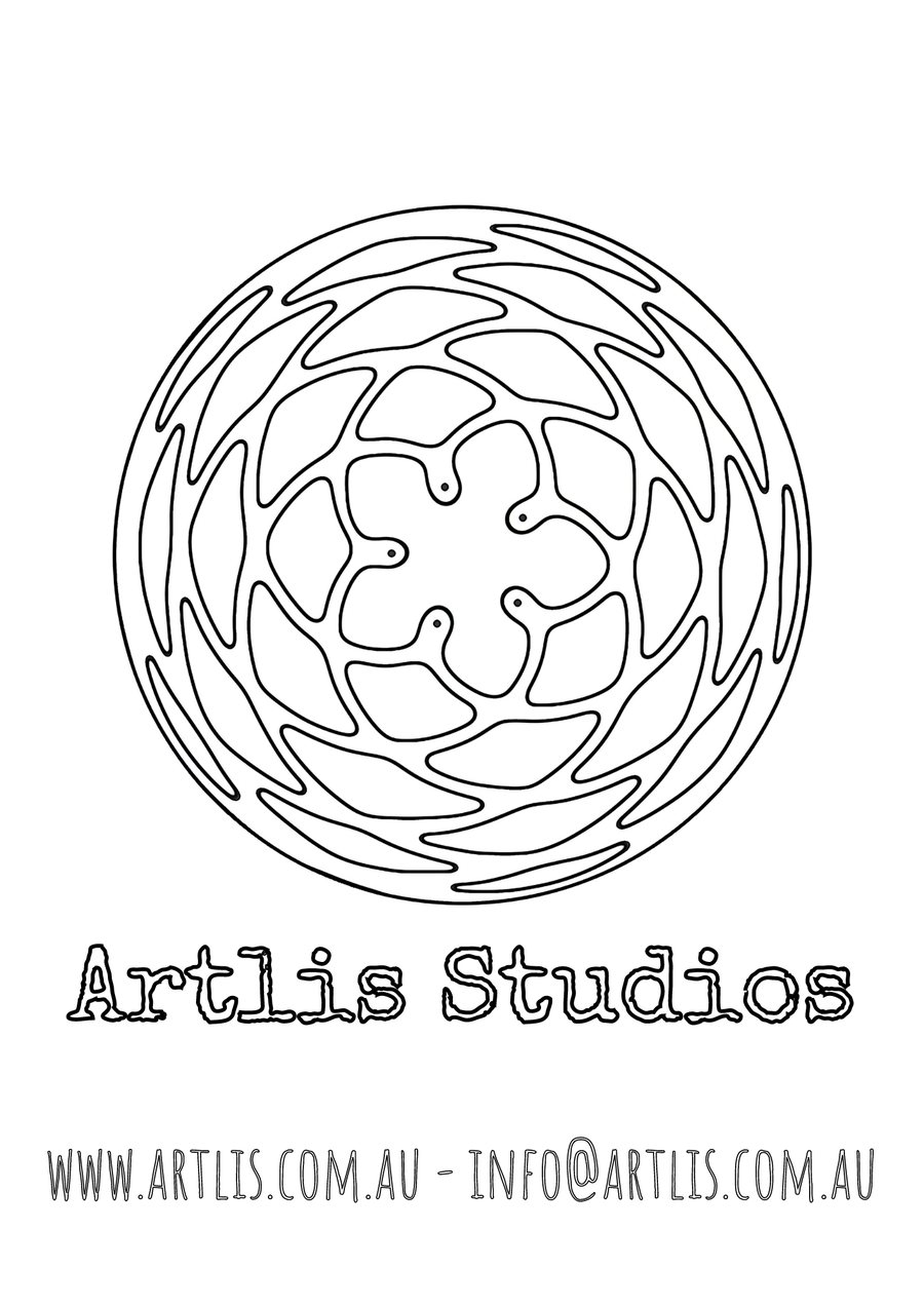 Artlis mandala colour-in, a free printable from Artlis Studios